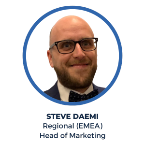 Steve Daemi, Regional (EMEA) Head of Marketing. Map Your Show