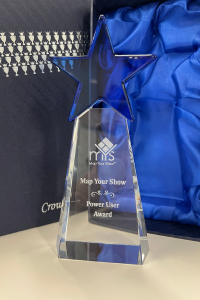 Map Your Show Power User Award Winner. Booth Sales. NTP Events. Jenny Bogue.