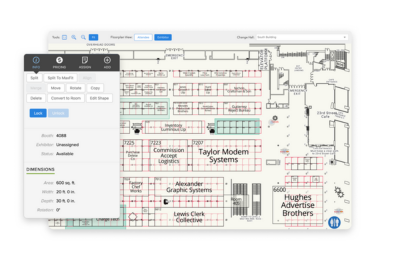 map your show builder with show floor layout