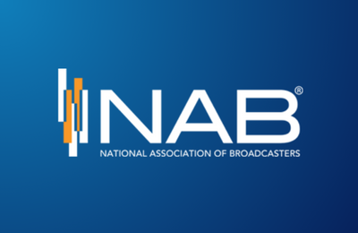 nab logo with blue ombre background