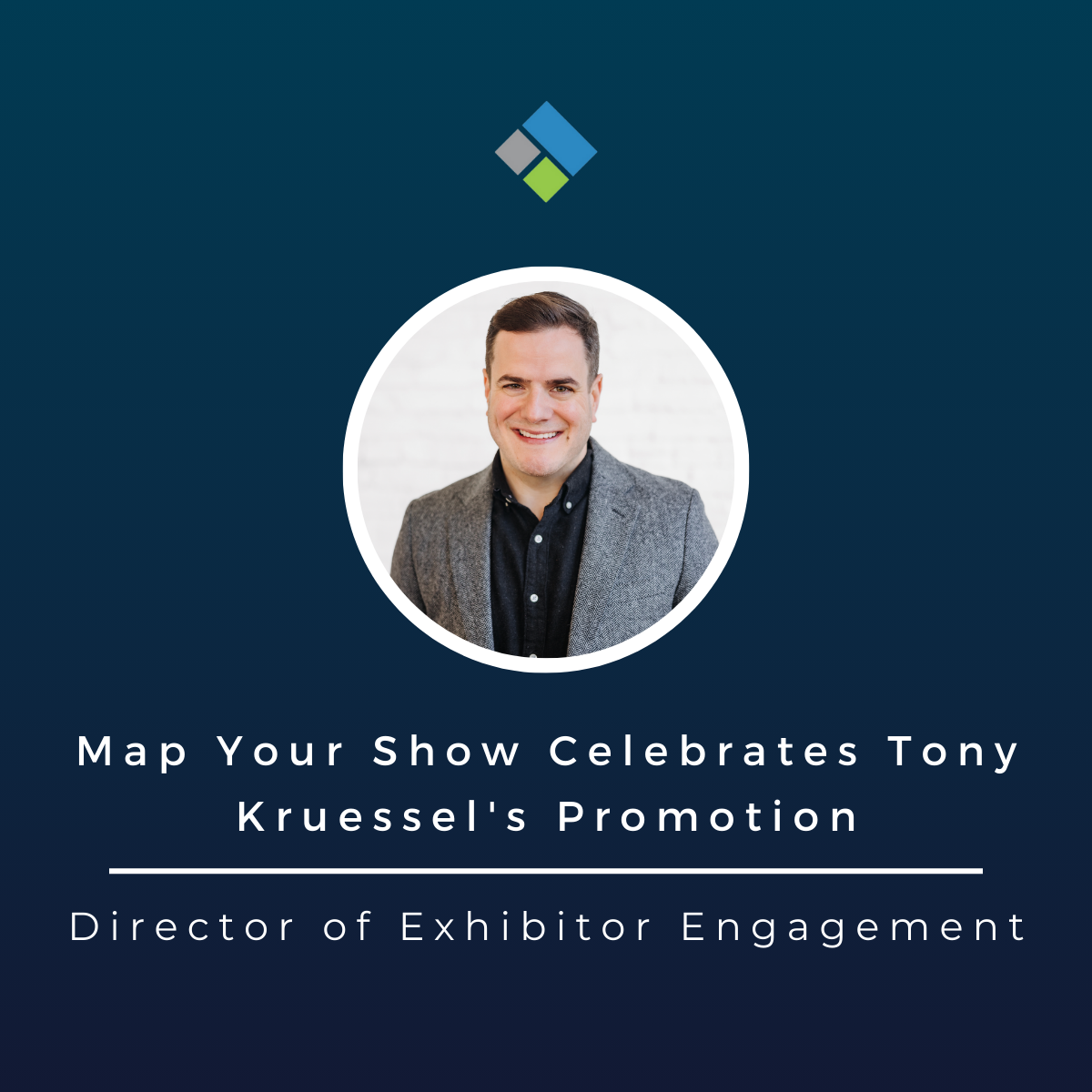 Map Your Show Celebrates Tony Kruessel's Promotion to Director of Exhibitor Engagement